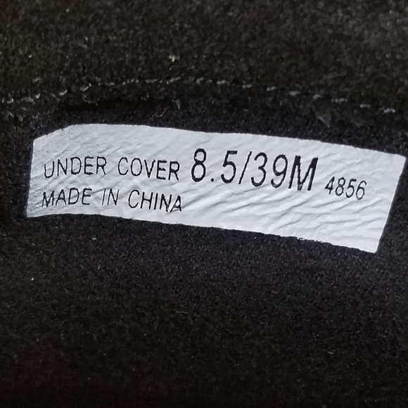 Distressed Black Biker Western Boots 8.5 Suede/Leather Slouch Heeled Booties NEW - Picture 10 of 12